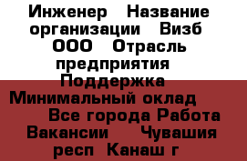 Инженер › Название организации ­ Визб, ООО › Отрасль предприятия ­ Поддержка › Минимальный оклад ­ 24 000 - Все города Работа » Вакансии   . Чувашия респ.,Канаш г.